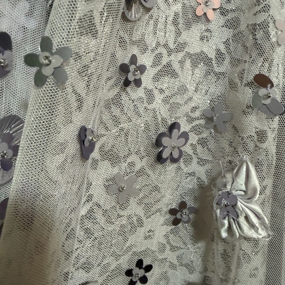 Mac Duggal Lavender Sequin Floral Gown size 14 NWT $698 - Picture 7 of 12